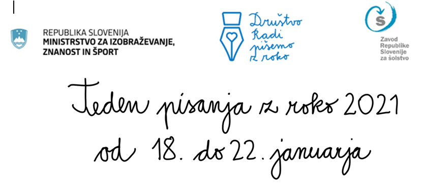 Počasi, lepo počasi pisalo po papirju drsi,  nam črke ustvarja in misli umiri